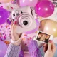 Fujifilm instax mini 12 Instant Camera, Blossom Pink