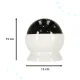 2-in-1 Star Projector Night Light USB, White