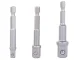 Screwdriver Socket Adapter Set 1/4\" 3/8\" 1/2\" (3 pcs.)