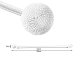 Decorative Clips Holders For Curtains Magnetically Strong, White