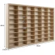 Kruzzel Wooden Shelf for Toy Cars 54 Compartments (Pine)