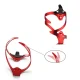 Rockbros 2017-11ARD Aluminum Bike Bottle Holder, Red