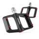Rockbros BP2603 Platform Bicycle Pedals with Titanium Axle - Black