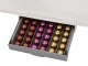 Hanging Nespresso Coffee Capsule Organizer, 30 Capsules, Pull-out, White/Grey