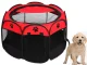 Folding Pet Playpen for Dogs and Cats 80x60cm