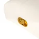 Sillon Umbra Eyelash Treatment Chair White Velour with Gold Base
