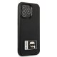Karl Lagerfeld Ikonik Patch Silicone Case for iPhone 13 / 13 Pro - Black