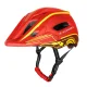 Wozinsky Kids\' Full Face Bike Helmet with USB Rear Light S, Red and Yellow