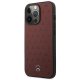 Mercedes Leather Stars Pattern Case for iPhone 13 Pro / 13, Red