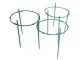 Modular Ring Plant Support, 3 Tiers, Green