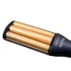Huslog Adjustable Ceramic Hair Waver, Navy and Gold