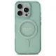 Guess dėklas iPhone 16 Pro Max su IML Rhinestones MagSafe, žalias
