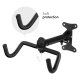 Maclean MC-484 Wall Mount Bike Hanger with Helmet Hook, 30kg