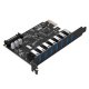 Orico ORICO-PVU3-7U-V1 PCI-E 7x USB 3.0 Expansion Card Black