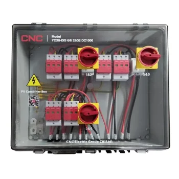 Solar PV Combiner Box DC 6in-6out 1000V IP66