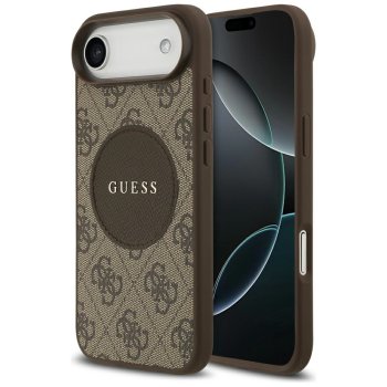 Guess 4G Circle Classic Logo MagSafe Case for iPhone Air Brown