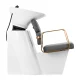Gabbiano Porto Hairdressing Washbasin, Grey/Gold