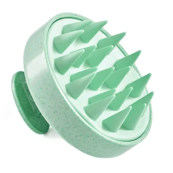 4FIZJO Silicone Scalp Massager Shampoo Brush, Green