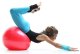 Exercise Fitness Gym Ball 65 cm, Red