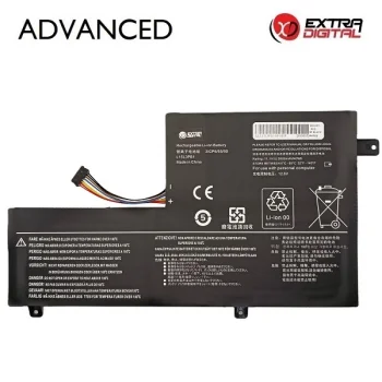 Laptop Battery Lenovo L15L3PB1 Extra Digital, 3600mAh, 11.1V