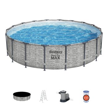 Expandable Garden Courtyard Pool BESTWAY 5618Y, 549x122 cm