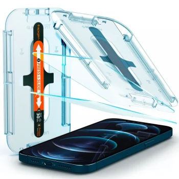 Spigen Glas.tR EZ Fit Tempered Glass for iPhone 12 Pro Max (2 pcs)