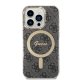 Apple iPhone 14 Pro Max 6.7\" Guess 4G Print MagSafe Case Cover (GUBPP14XH4EACSK) + Charger, Black