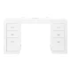 Manicure Desk 314 with Built-in Dust Collector, White