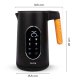 Huslog HUS1049 Electric Kettle with Touch Panel, 1.7 Liter 2200W Fast Boil