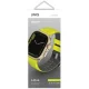 Uniq Strap Linus Case for Apple Watch 1/2/3/4/5/6/7/8/9/SE/SE2/Ultra 42/44/45/49mm Airosoft Silicone Lime/Lime Green