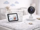 Video Baby Monitor with 2.8\" LCD Screen Night Vision and 2-Way Audio, White