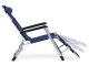 Folding Garden Lounger 2-in-1 Beach Chair MultiGarden, Blue