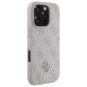 Guess 4G Small Classic MagSafe Phone Case Cover iPhone 16 Pro Max - Pink