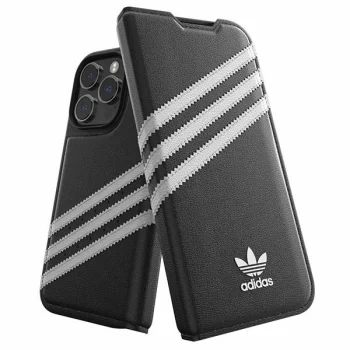 Adidas iPhone 14 Pro Booklet Case OR Booklet PU, Black/White