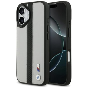 BMW M Perforated Stripe Logo MagSafe Case for iPhone 17 - Gray