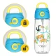 4Fizjo Jungle Kids Water Bottle with Straw 550 ml