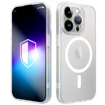 3Mk Protection Misty MagCase for iPhone 15 Pro Max, White