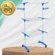 Large Vertical Foldable Clothes Drying Rack with Wheels