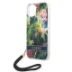 Guess Flower Strap Case for iPhone 14 Plus, Blue