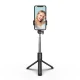Telescopic Selfie Stick Tripod WHS1Y 1m with Phone Holder - Black