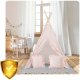 NK-406 Nukido Kids Tipi Tent Play House, Light pink