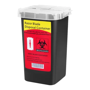 Sharps and Razor Blade Disposal Container