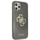 Guess iPhone 12 Pro Max Case Glitter 4G Big Logo Black
