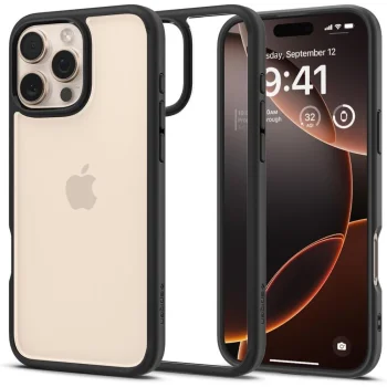 Spigen iPhone 16 Pro Max Case Ultra Hybrid, Matte Black