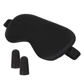 4Fizjo 1245 Silk Sleep Mask, Black