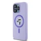 Karl Lagerfeld iPhone 15 Pro Max Case Karl & Choupette Heads Ring MagSafe, Purple