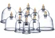 4Fizjo 1169 Fireless Vacuum Cupping Set, 12 pcs