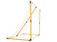 Portable Folding Football Soccer Goal, Target Practice Banner Sheets + Ball and Pump