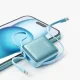 Joyroom JR-PBF27 10000mAh 22.5W Power Bank with Built-in Cables, Blue