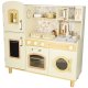 Wooden Play Kitchen for Kids with Sink, Lights & Sounds, 90cm